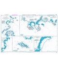 British Admiralty Nautical Chart 552 Plans on the Coast of Argentina