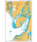 British Admiralty Nautical Chart 586 Outer Approaches to Guayaquil