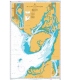 British Admiralty Nautical Chart 586 Outer Approaches to Guayaquil