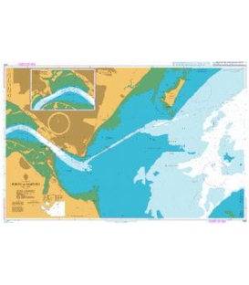 British Admiralty Nautical Chart 646 Porto de Maputo