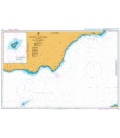 British Admiralty Nautical Chart 774 Motril to Cartagena including Isla de Alborán