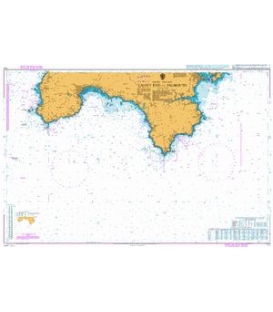 British Admiralty Nautical Chart 777 Land's End to Falmouth