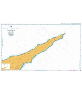 British Admiralty Nautical Chart 796 Cape Eloea and Stazousa Point to Cape Andreas