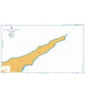 British Admiralty Nautical Chart 796 Cape Eloea and Stazousa Point to Cape Andreas