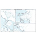 British Admiralty Nautical Chart 865 Plans on the Tanganyika Coast