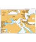 British Admiralty Nautical Chart 900 Snaevringen and Kolding Fjord
