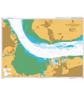 British Admiralty Nautical Chart 921 Pelabuhan Surabaya and Approaches
