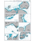 British Admiralty Nautical Chart 927 Plans in the Sulu Archipelago