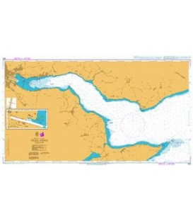 British Admiralty Nautical Chart 930 Vejle Fjord