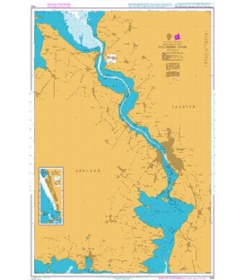 British Admiralty Nautical Chart 944 Guldborg Sund