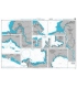 Britsh Admiralty Nautical Chart 957 Plans in Mindanao