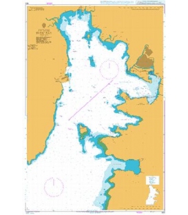 British Admiralty Nautical Chart 983 Subic Bay