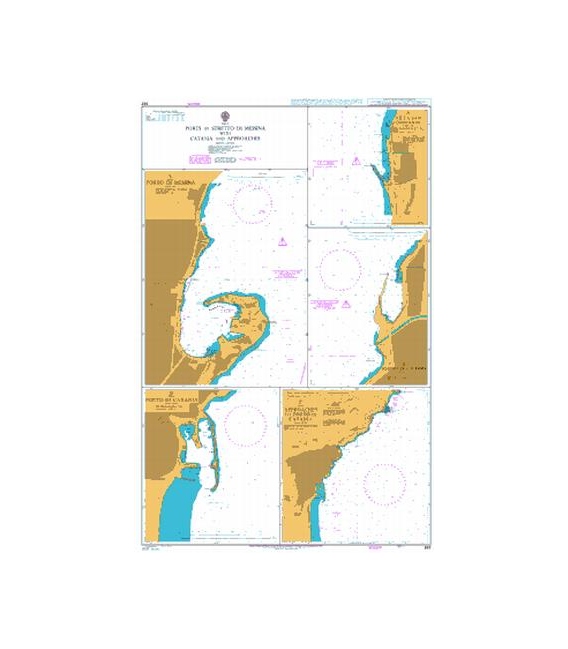Ports in Stretto di Messina with Catania and Approaches 