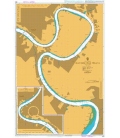 British Admiralty Nautical Chart  993 Mae Nam Chao Phraya