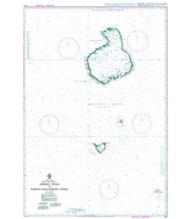 British Admiralty Nautical Chart 1011 Addoo Atoll to North Huvadhoo Atoll