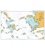 British Admiralty Nautical Chart 1095 Steno Kafirea to Rhodes Channel