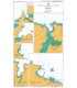 British Admiralty Nautical Chart 1122 Ports on the North Coast of Spain