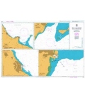 British Admiralty Nautical Chart 1162 Sfax and Sousse with Approaches