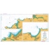 British Admiralty Nautical Chart 1168 Harbours on the North Coast of Cornwall