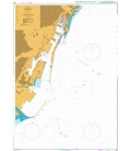 British Admiralty Nautical Chart 1180 Barcelona