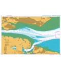 British Admiralty Nautical Chart 1185 River Thames, Sea Reach