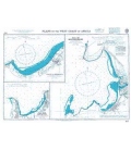 British Admiralty Nautical Chart 1197 Plans on the West Coast of Africa