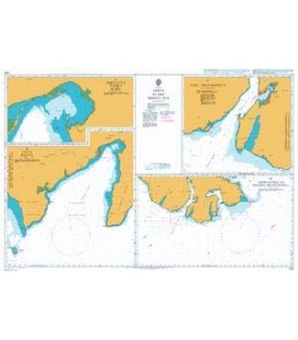 British Admiralty Nautical Chart 1231 Ports in the Bering Sea