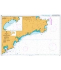 British Admiralty Nautical Chart 1254 Qingdao to Chengshan Jiao