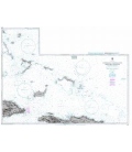 British Admiralty Nautical Chart 1266 South-Eastern Portion of the Bahama Islands