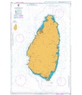 British Admiralty Nautical Chart 1273 Saint Lucia