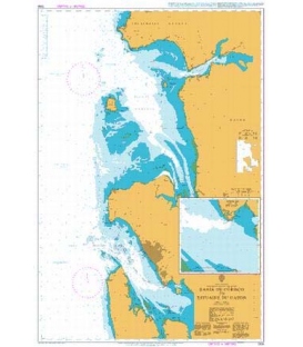 British Admiralty Nautical Chart 1356 Bahia de Corisco to Estuaire du Gabon