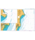 British Admiralty Nautical Chart 1379 Approaches to Kuantan