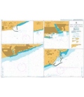 British Admiralty Nautical Chart 1380 Ports and Anchorages in Ghana, Togo and Benin