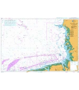 British Admiralty Nautical Chart 1423 Terschelling to Esbjerg
