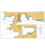 British Admiralty Nautical Chart 1424 Ports on the South and West Coasts of Corse