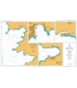 British Admiralty Nautical Chart 1424 Ports on the South and West Coasts of Corse