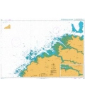 British Admiralty Nautical Chart 1432 Le Four to Ile Vierge