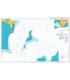 British Admiralty Nautical Chart 1450 Turks Islands Passage and Mouchoir Passage