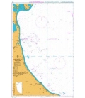 British Admiralty Nautical Chart 1467 Approaches to Ravenna