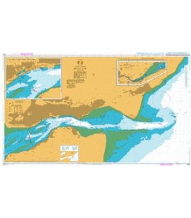 British Admiralty Nautical Chart 1481 River Tay Dundee and Approaches