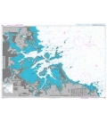 British Admiralty Nautical Chart 1516 Boston Harbor