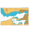 British Admiralty Nautical Chart 1522 Izmir Limani with Urla Limani