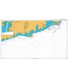 British Admiralty Nautical Chart 1555 Dafangji Dao to Hong Kong