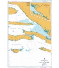 British Admiralty Nautical Chart 1574 Otocic Glavat to Ploce and Makarska
