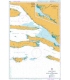 British Admiralty Nautical Chart 1574 Otocic Glavat to Ploce and Makarska