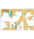 British Admiralty Nautical Chart 1644 Ports and Anchorages on the South-West coast of Turkey