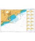 British Admiralty Nautical Chart 1698 Dover