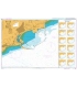 British Admiralty Nautical Chart 1698 Dover