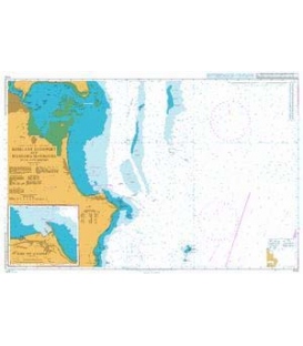 British Admiralty Nautical Chart 1772 Rosslare Europort and Wexford Harbours with Approaches