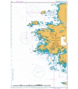 British Admiralty Nautical Chart 1820 Aran Islands to Roonah Head